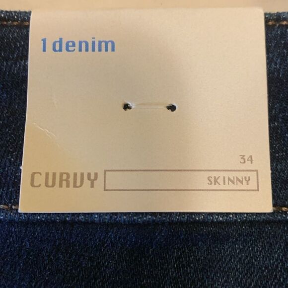 1 denim, the move, NWT, size 34. Curvy/skinny, stretchy - Picture 9 of 15